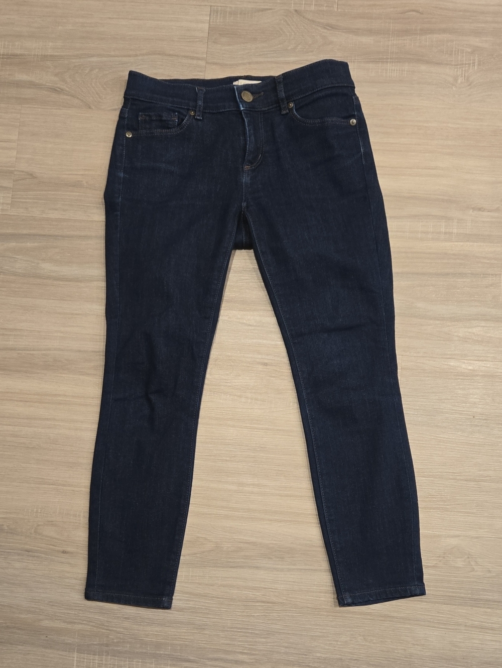 Dark Wash Women's Skinny Jeans - Classic Indigo Blue